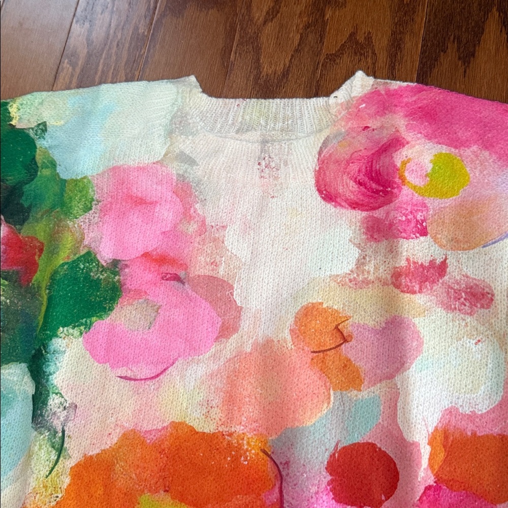 BEST SELLER! LIMITED QUANTITIES! Watercolor Floral Sweater
English Country Gardn - Picture 7 of 15